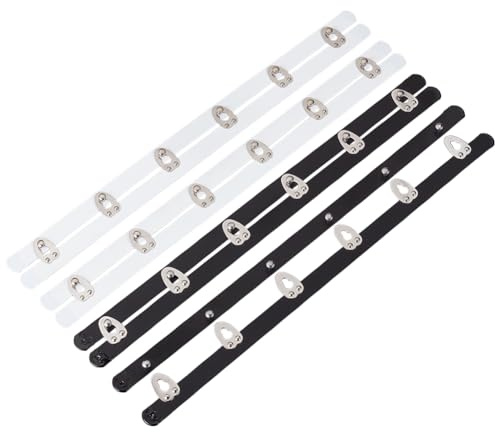 BENECREAT 4 set korsett Busks, 2 stilar, vårjärn, rostfritt stål, urbeningskorsett med 6 krokar och ögon för sömnad, kvinnors korsett, bustier, midjetränare, bröllopskorsett knappar