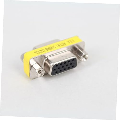OSALADI Cambiador de Género Vga Db15 Hembra a Hembra para PC