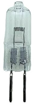 5Pcs G6.35 Halogen Light Bulbs G6.35 Bi-Pin Base Small JC Type Halogen Light Bulb GY6.35 20W 12V Lamp Bulb Machine Work Lamp Bulb,10W
