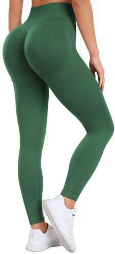 Somdiffy Legging de Sport Femme Push Up Butt Lift Leggings Fitness Taille Haute Pantalons de Yoga et Pilates pour Femme