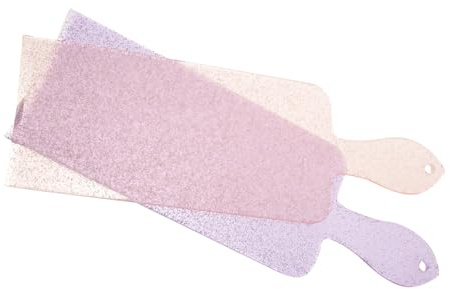 OSOLADY Palette De Teinture Capillaire 2 Pièces Taille Moyenne Outils De Surbrillance Pour Salons Et Usage Domestique Couleurs Flash Violet Et Rose Clair