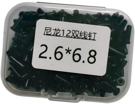 Ronyme Ojales de Cuerda Dobles para Raqueta de bádminton, repuestos Protectores, Accesorios para reparación de Raquetas, Repuesto de Nailon Profesional, 2.6 X 6.8 Mm
