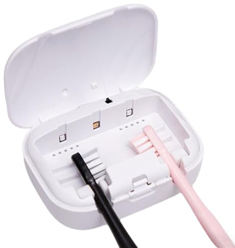 Toothbrush Cleaner – Auto-Inductive UV Light Cleaner, Hygienic Brush Purifier | Rechargeable Auto-Inductive Sterilizer | Toothbrush Sterilizer for Cleaning Display Home Bathroom Dorm Travel
