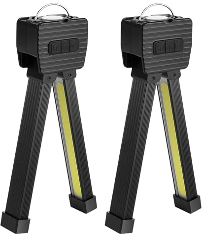 flinronic Lampe de Gym pour Posing, Lampe de Posing LED Pliable, Lampes de Travail Magnétique, avec Variateur d'intensité à 7 Vitesses, Selfie avec Pliage à 180 Degrés, pour Fitness, Camping, Maison