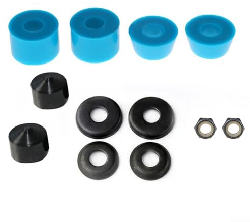 Skateboard Bushings Kissen Kompatibel mit 7 Zoll Trucks Ideal für stabiles Fahren auf Skateboards und Longboards (Blau)