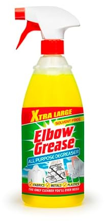 All Purpose Degreaser Spray – Extra Large 1 Liter | Removes Grease & Oil from Kitchens & Bathroom Surfaces, Outdoor, Vehicles & Fabrics Effective Cleaner Formula