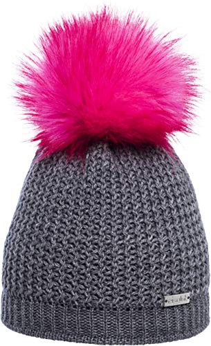 Eisglut Unisex Kinder Mitzi Kids M tze, grau mel., S 55-56cm EU