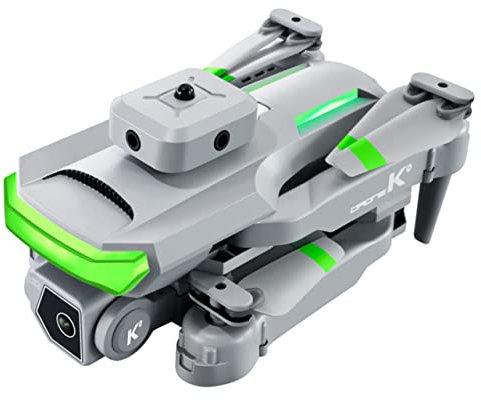 Toyvian 1satz Dual-lens Quadcopter Für Teens Faltbarer High-definition Flugzeug Achsen-gyroskop -lichtern Und Hinderniserkennung Für Außenbereich