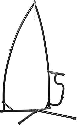 Outsunny Hängematten-Stuhlständer, nur Konstruktion, robuster Metall-C-Ständer zum Aufhängen von Hängematten, Stuhl, Veranda, Schaukel, Innen- und Außenbereich