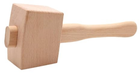 OSALADI Handgefertigter Holzhammer Vielseitiger Mallet Für Holz Und Lederarbeiten Kompakt Und Tragbar Für Und Renovierungsprojekte Hochwertige Verarbeitung Einzigartiges Design