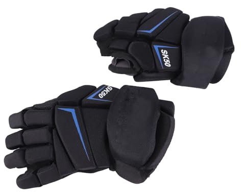 da Lacrosse, Attrezzatura da Hockey Uso Versatile 1 Paio di da Hockey su Ghiaccio da Hockey da Strada Traspirante Protettivo per le Tessuto in Nylon Altamente Adattabile da