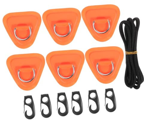 BESPORTBLE 1satz D- Patches Für Kajak Und Board D- Aufkleber Mit Und Clips Für Bootsangeln Und Wassersportzubehör