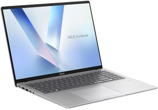 Asus Vivobook 16 S1607QA-MB054W Argenté 16 (Qualcomm Snapdragon X X126100 - SSD 1To - RAM 16Go - Adreno X1‑45 - Windows 11) - AZERTY