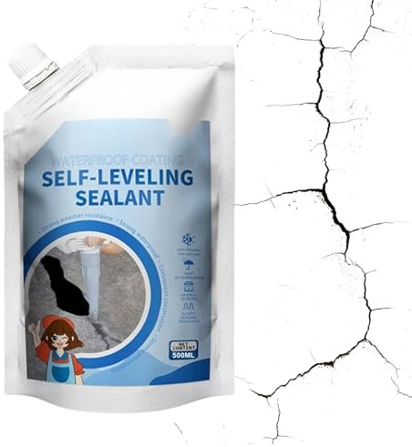 Adesivo di fissaggio per calcestruzzo, 400 ml, adesivo di riparazione di crepe, per calcestruzzo pesante, sigillante per cemento impermeabile per esterni asfalto parete in legno, colla