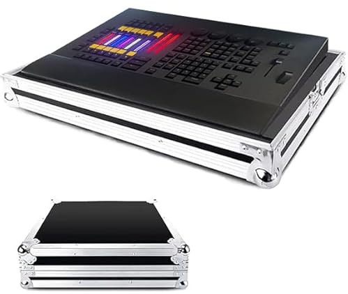 BAFUIE DMX 512 Light Controller Controller Command Wings, con Luci di Colore RGB Console di Mixer Luci di Scenario, Console di Illuminazione Palco con Luci DJ (Flightcase)