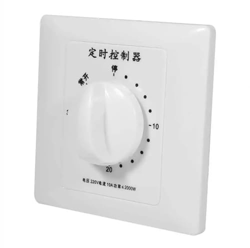 Interruptor de temporizador de Cuenta atrás de 220V CA, Control de 30/60/120 Min, interruptor de temporizador de bomba de alta potencia, Interruptor de Control mecánico, Panel 86(120 Min)