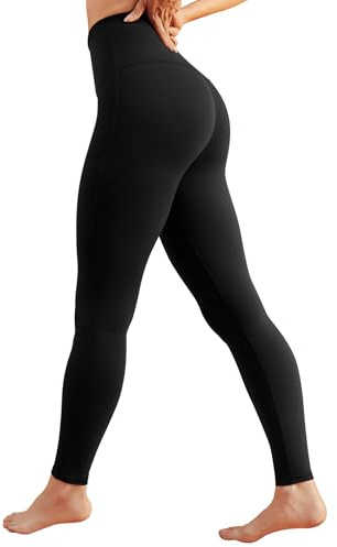 QUEENIEKE Damen Sport Leggings Hohe Taille Blickdicht Yoga Leggins Sporthose Bauch-Straffung Workout Gym Yogahose - 68 cm