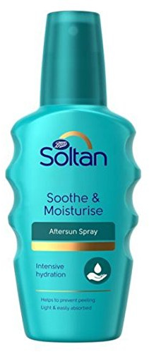 Soltan Spray calmante e hidratante para después del sol, 200 ml