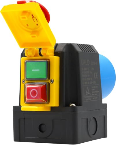 Schalter-Stecker-Kombination DZ08-2 230V mit Not-Aus