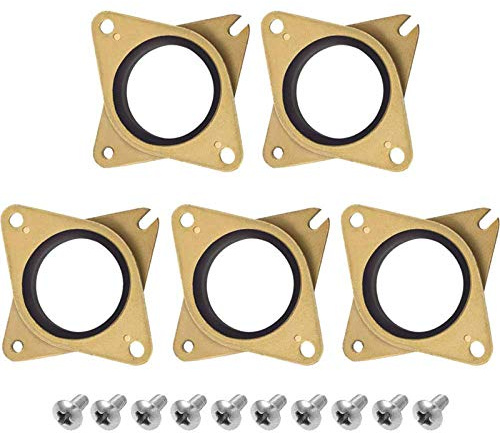 5 Stücke Stepper Gummi Schwingungsdämpfer Stoßdämpfer Vibrations-Dämpfer Mit 10 Stücke Schrauben für Creality CR-10 10 S 3D Drucker