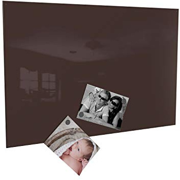 Colours-Manufaktur Magnettafel Magnetwand inkl. 4 Magnete (braun, 50 x 80 cm)