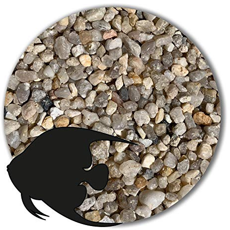 Anbobo Müller GmbH - Aquarium Sand/Aquarium Kies - 25 KG - 3,0-6,0mm - Natur - Deutsche Premiumqualität