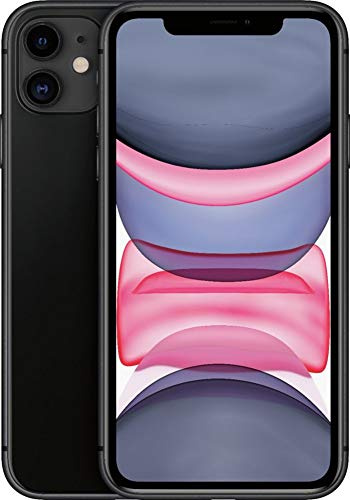 Apple iPhone 11, 64GB, Black - Unlocked (Renewed Premium)