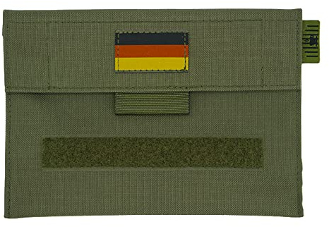 Café Viereck Bundeswehr/Military Bag, Taktisches Pouch, Utility Pouch für Outdoor/Camping/Jagd, Militär Tasche/Zubehör (TactiBag einfarbig Oliv)
