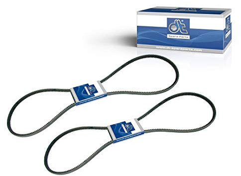 DT Spare Parts Keilriemensatz 3.34207 AVX 13 L: 1175 mm AVX13X1175 2 belts Keilriemen-Satz