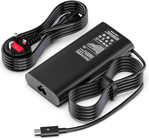 90W Laptop Charger USB C Compatible With Dell XPS 13 12 Latitude Series | XPS 13 12 9350 9360 9365 9370 9380 9250, Latitude 3400 3500 5289 5300-2in1 7400-2in1 7300 7390-2in1 7200-2in1 5400 0TDK33
