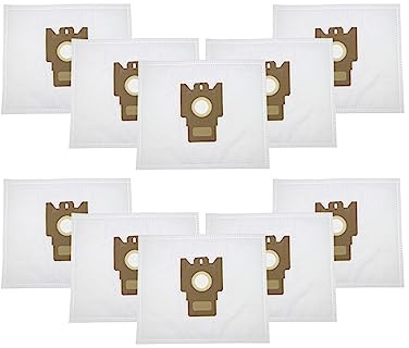 Dust Filter Bag Compatible With Hoover TYPE H60 H30 H52 ENIGMA TE7 TE70 TEN2400 ARIANNE TELIOS T2100 T2599 T2615 T2621 T2740 T2760 TS1823 (Color : 12PCS)