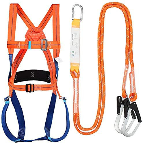 SwaYve Harnais de Sécurité, Harnais de Protection Contre Les Chutes, Ceinture de Sécurité Anti-Chute Industrielle, Pour La Construction D'Escalade