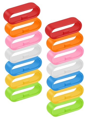 Amabro Supporto per cinturino di ricambio in silicone per orologio da polso, anello di fissaggio per smart watch sportivo (7 colori, 4 pezzi da 20 mm), 579308_4_3PjLaAbeh