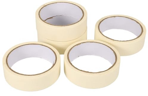 JEWEDECO 5rollen Malerklebeband Set Mehrzweckklebeband Für Wände Pro Rolle Leicht Entfernbare Abdeckband Für Malerprojekte