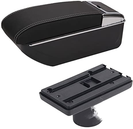 Para Seat Para Ibiza 6j Caja Reposabrazos Para Ibiza 6L Contenido La Tienda Central Caja Almacenamiento Con Portavasos Cenicero Productos Con USB Caja Organizadora Reposabrazos Caja Almacenamient(D3 B