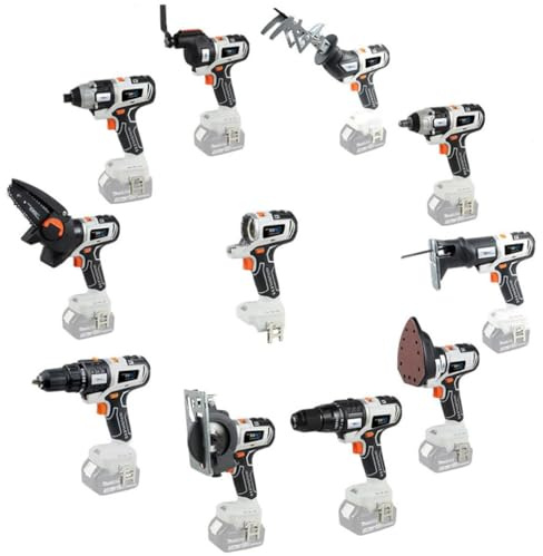 Kit combinado de herramientas eléctricas para carpintería, taladro de impacto 10 en 1, llave eléctrica, sierra circular y más, juego completo de bricolaje para proyectos y reparaciones en el hogar