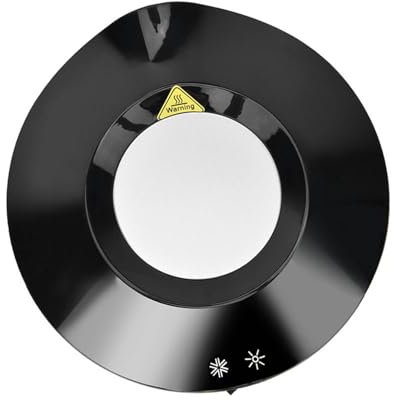 Gadgets for Men, Mug Bebévera Calentadora Taza Calentador de Calentador con 2 Configuraciones de Temperatura Taza Ember para Taza de café en Casa (Black)