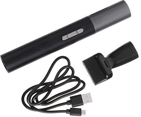 Beaupretty Electric Nose and Ear Hair Trimmer USB Rechargeable Clippers Washable Removable Head Cordless Body and Eyebrow Hair Remover Protective Cover for Women and Men
