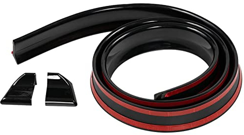 AUTOXBERT Auto Heckspoiler Universal aus Wasserfestem Gummi,Spoiler Aufkleber für Viele Fahrzeuge,Anwendbar auf dem Dach, Lukentor,Kofferraum,Motorhaube, Zuschneidbarer Heckflügel,1,5 m x 3,5 cm