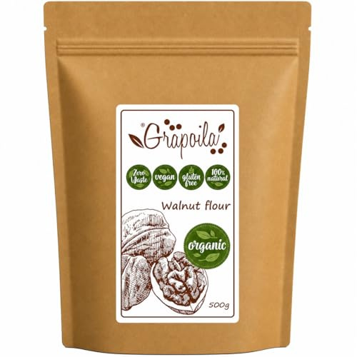 Organic Ground Walnut Flour 500g - Raw & Vegan - Gluten Free Ingredient