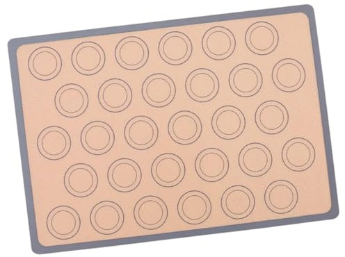 LIFKOME Tapis de Cuisson Macaron Réutilisable Silicone Résistant Haute Température Tapis Pâtisserie Antiadhésif pour Four Feuille de Cuisson Fondant Outil Flexible et Lavable pour