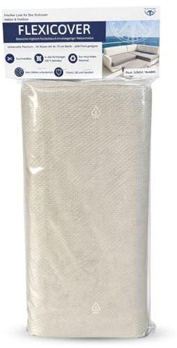 fender-design FlexiCover Polsterschlauch (Sahara) – Nahtloser Polsterüberzug für Sitz und Rückenpolster 5 m – elastischer Schlauchstoff für Polster – Bootszubehör