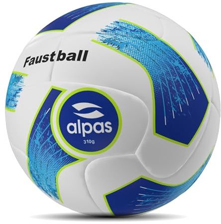 alpas Faustball 310g Wettkampf & Trainingsball - Offizielle Größe & Gewicht - Indoor & Outddor - Wetterfest & Langlebig - für Verein, Schule & Freizeit
