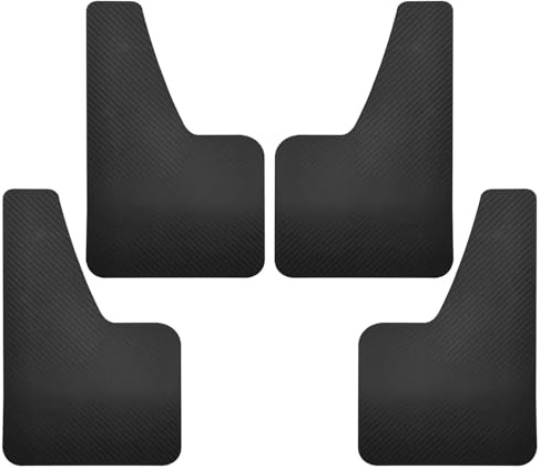 Antigraffio Auto Paraspruzzi Per Fiat Per Ducato Paraspruzzi In Fibra Di Carbonio Paraspruzzi Paraspruzzi Parafanghi(Black)