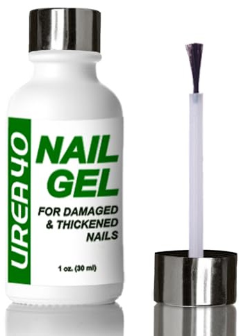 Urea Nail Gel - Softens Cracked Heel Calluses & Thick Toenails - Repairs Damaged, Yellow, Discolored Nails – Highly Effective & Quick-Dry Fingernails & Toenail Treatment | Made in USA
