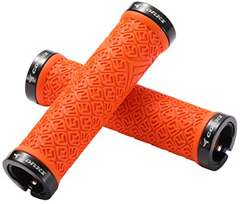 Corki Mountain Bike Grips,Double Lock on Locking Bicycle Handlebar Grips for MTB,Downhill