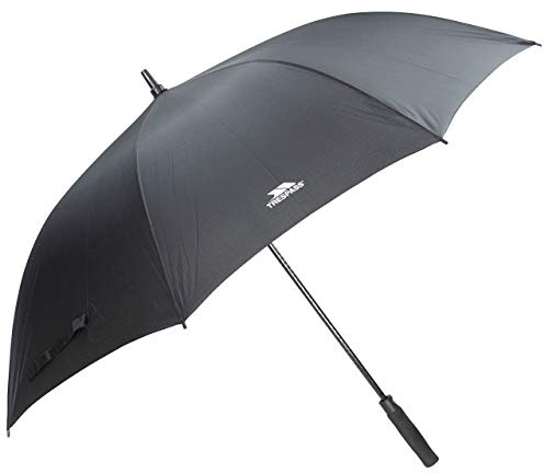 Trespass 5045274833850 - Ombrello da golf ad apertura automatica, resistente al vento, albero esagonale 3 , 30 Unisex Adulto, Negro, Standard
