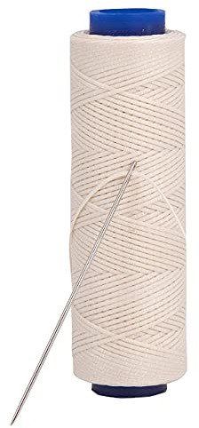 Shelver Sattlergarn, 1mm Starkes, Gewachstes, Robustes Garn für Leder, Ledergarn, Schwere Textilien, Polsterung, Schuhe, Taschen, Heimwerken, Reparaturen – 30 Farben