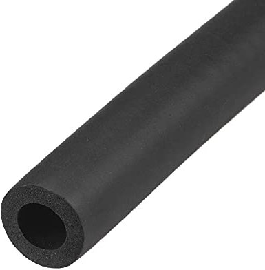 sourcing map Schaumstoffschlauch für Griffstütze, Rohrisolierung, 13 mm Innendurchmesser, 23 mm Außendurchmesser, 2 m Länge, Schwarz