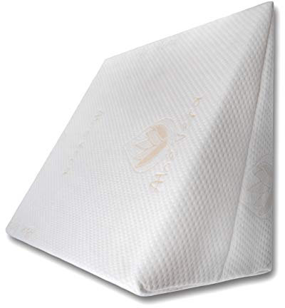 PEKITAS Cojín Lectura Cama Sofá Sujeción Espalda 50x30x44 cm Ergonómico Funda Lavable